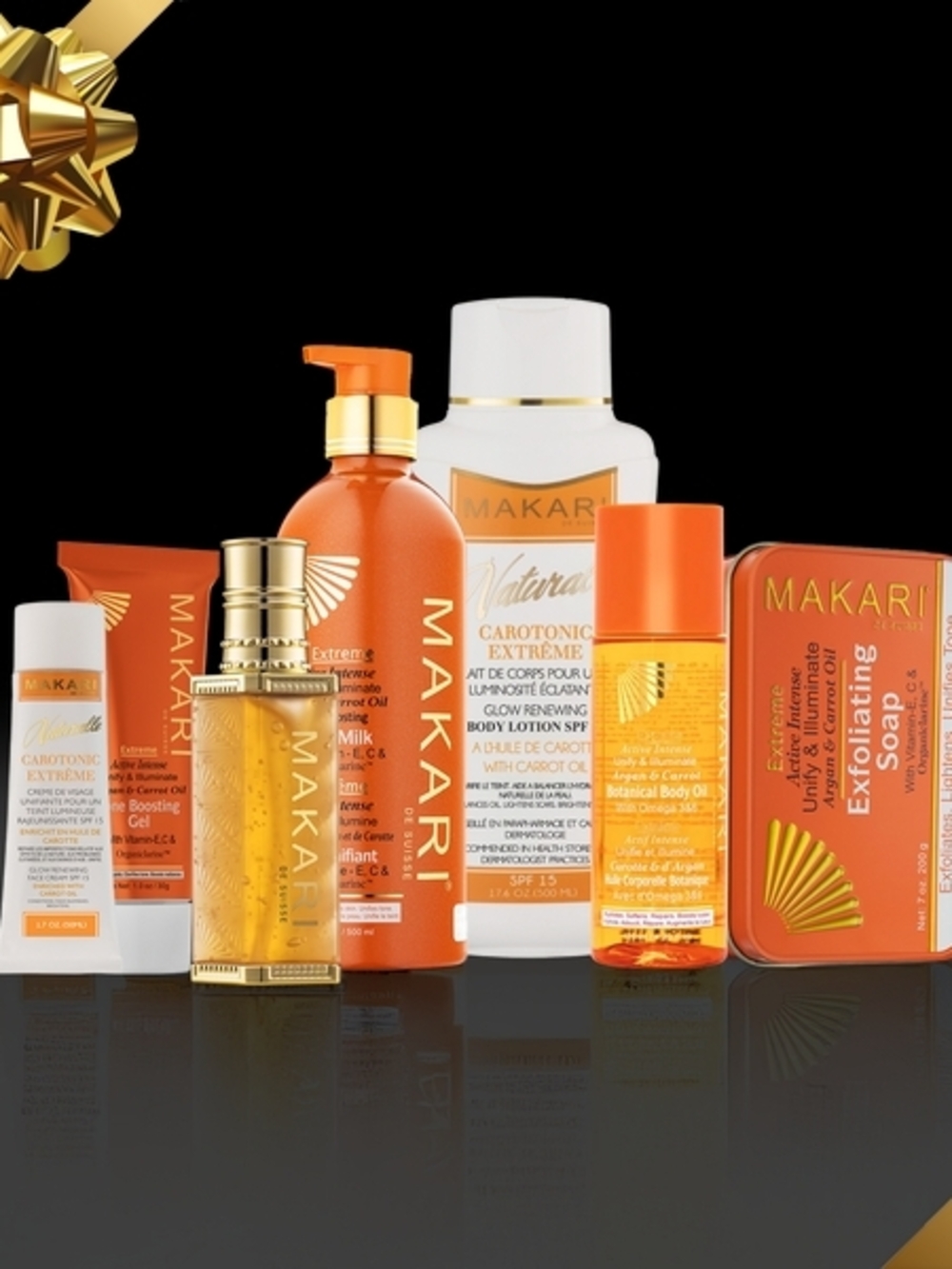 MAKARI Carotonic Extreme Skin Care Set - Orange & Gold